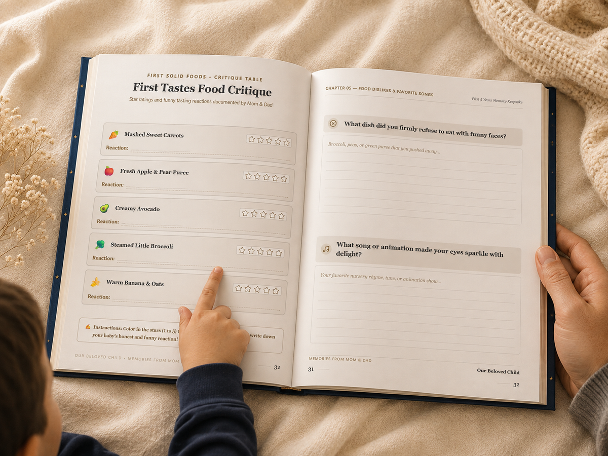 Our Beloved Child: First 5 Years Memory Book & Milestone Journal