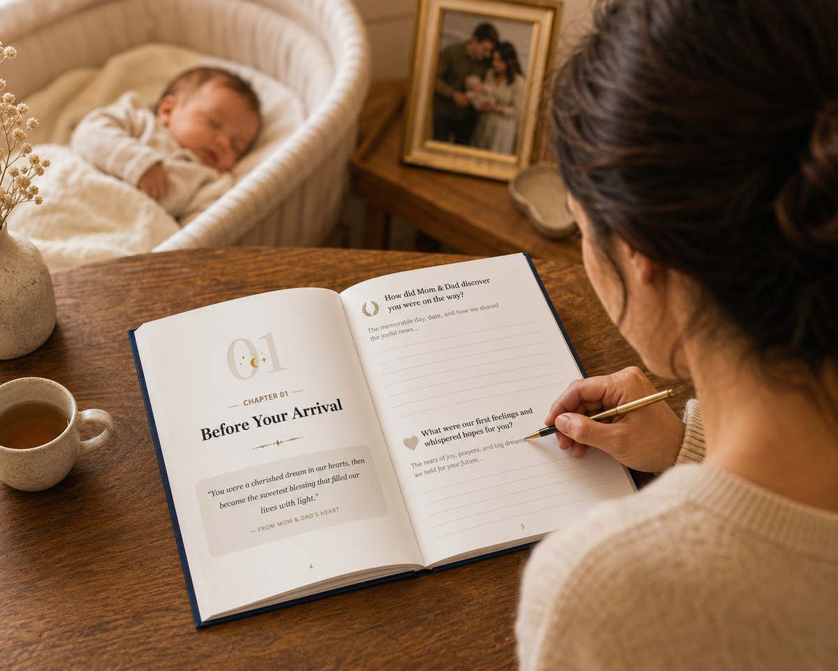 Our Beloved Child: First 5 Years Memory Book & Milestone Journal